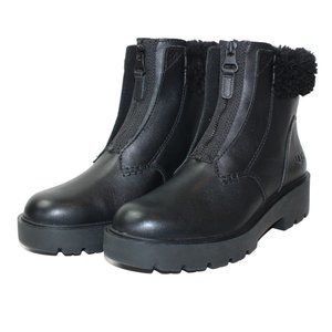 UGG Czeriesa Faux Fur Lined Ankle Booties Black Women's 8.5 NEW!